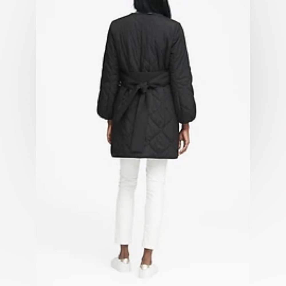 Banana Republic Water-Resistant Quilted Coat NWOT - Picture 3 of 9